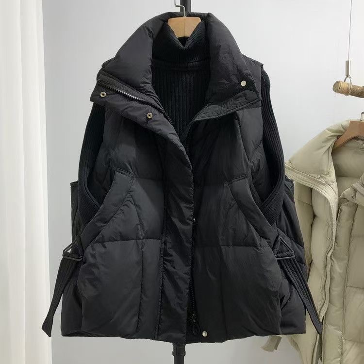 反季大码棉服马甲女外穿洋气秋冬2025新款无袖坎肩外套