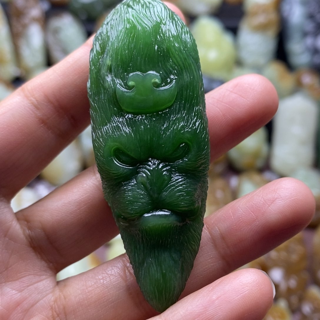 吊坠(不含链)未镶嵌和田玉（糖玉）