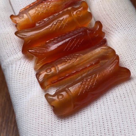 安***话玛瑙/玉髓未镶嵌珠子