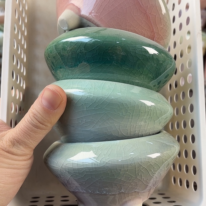 红陶量货/口高深浅搭配发4个