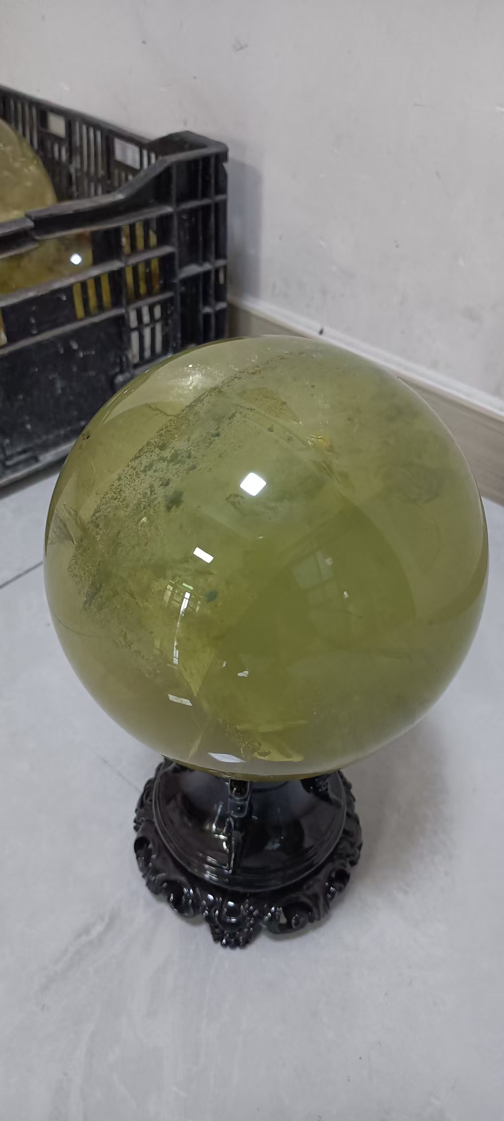 天然黄水晶球摆件高品质各款水晶