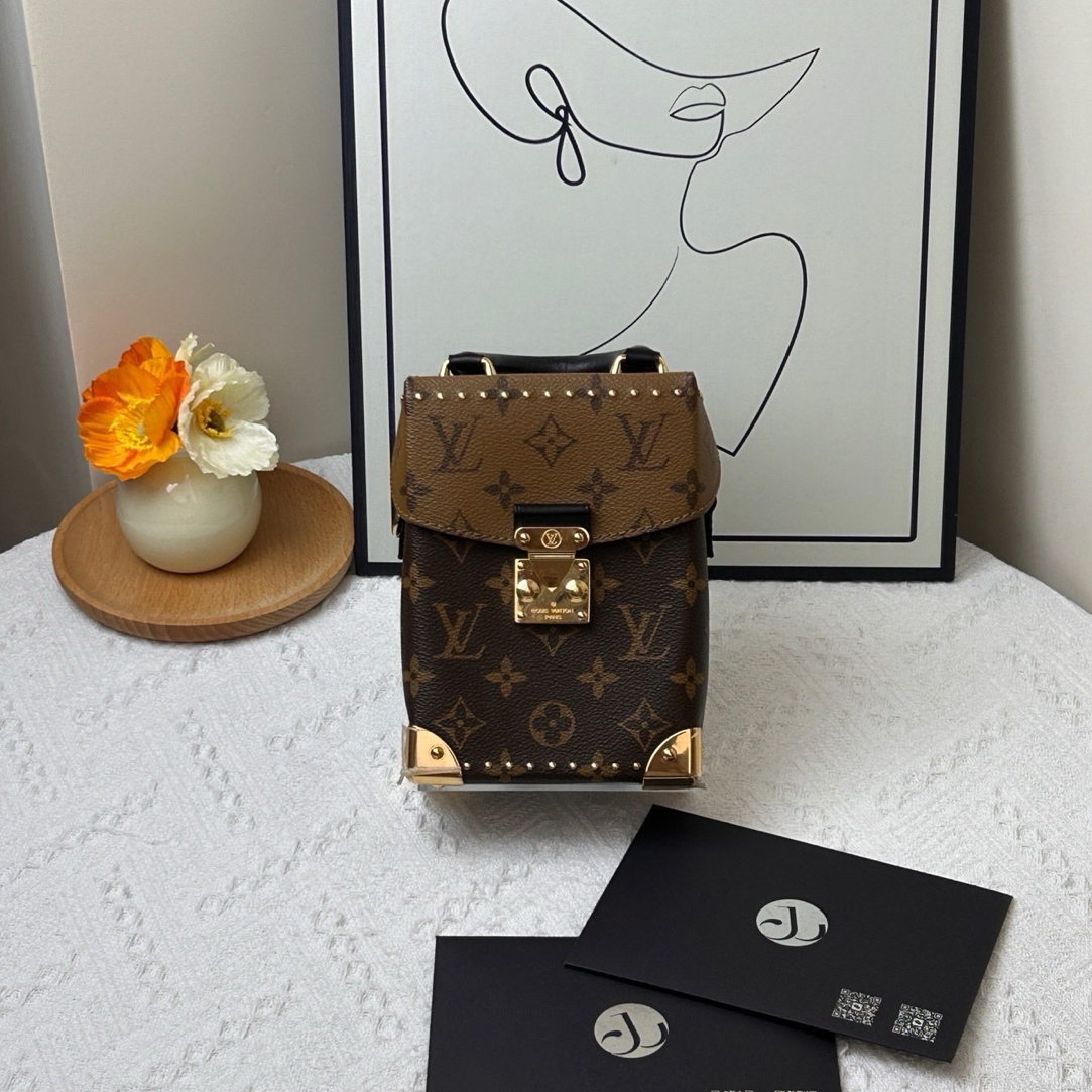 95新 LouisVuitton/路易威登 camera box老花 芯片款/JW7859