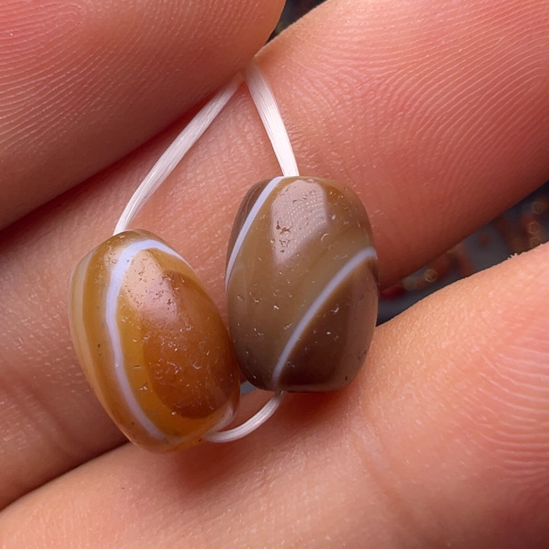 玛瑙/玉髓合金颈饰