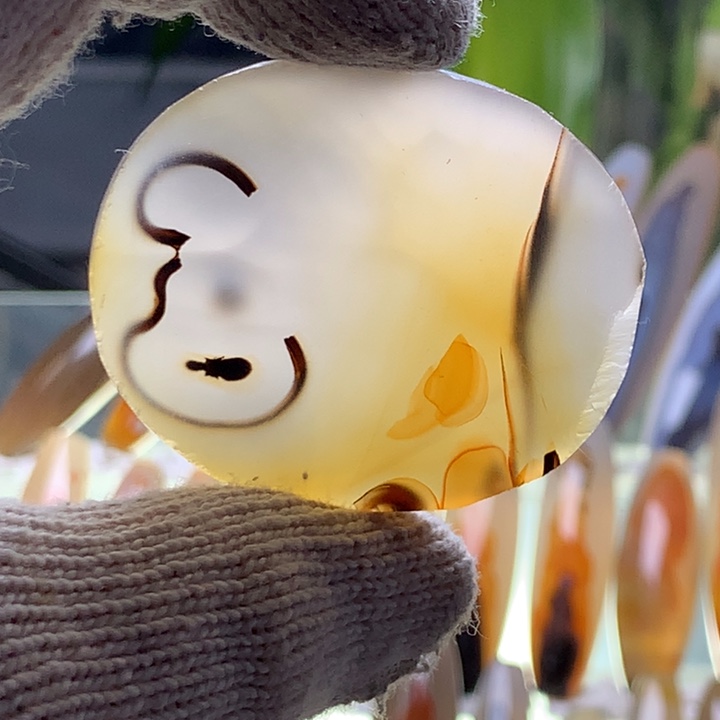 未镶嵌玛瑙/玉髓珠宝半成品227