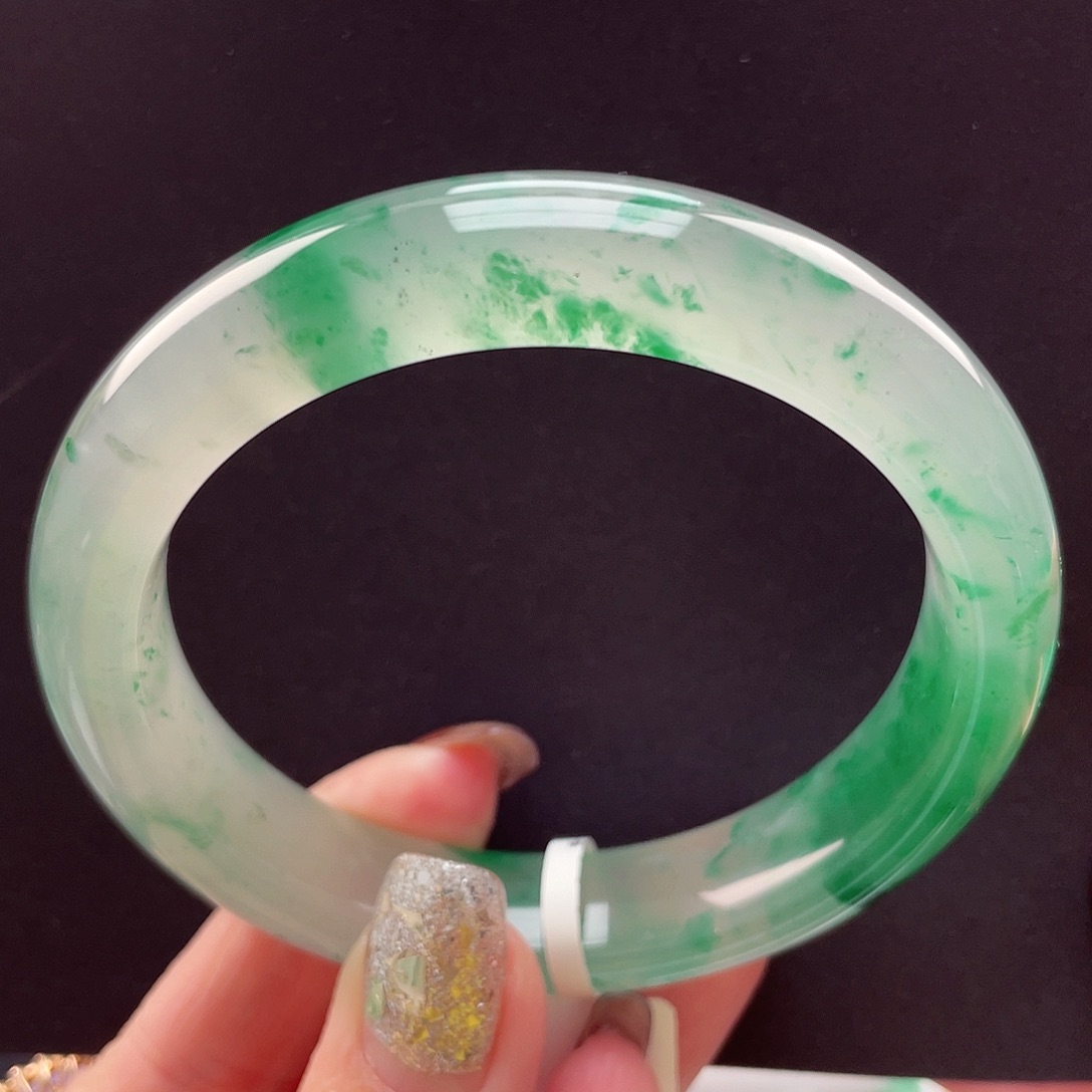 石英质玉未镶嵌手镯58-59