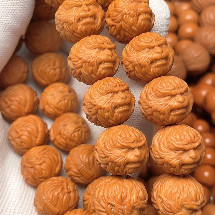 猴头核桃手串读**益黑