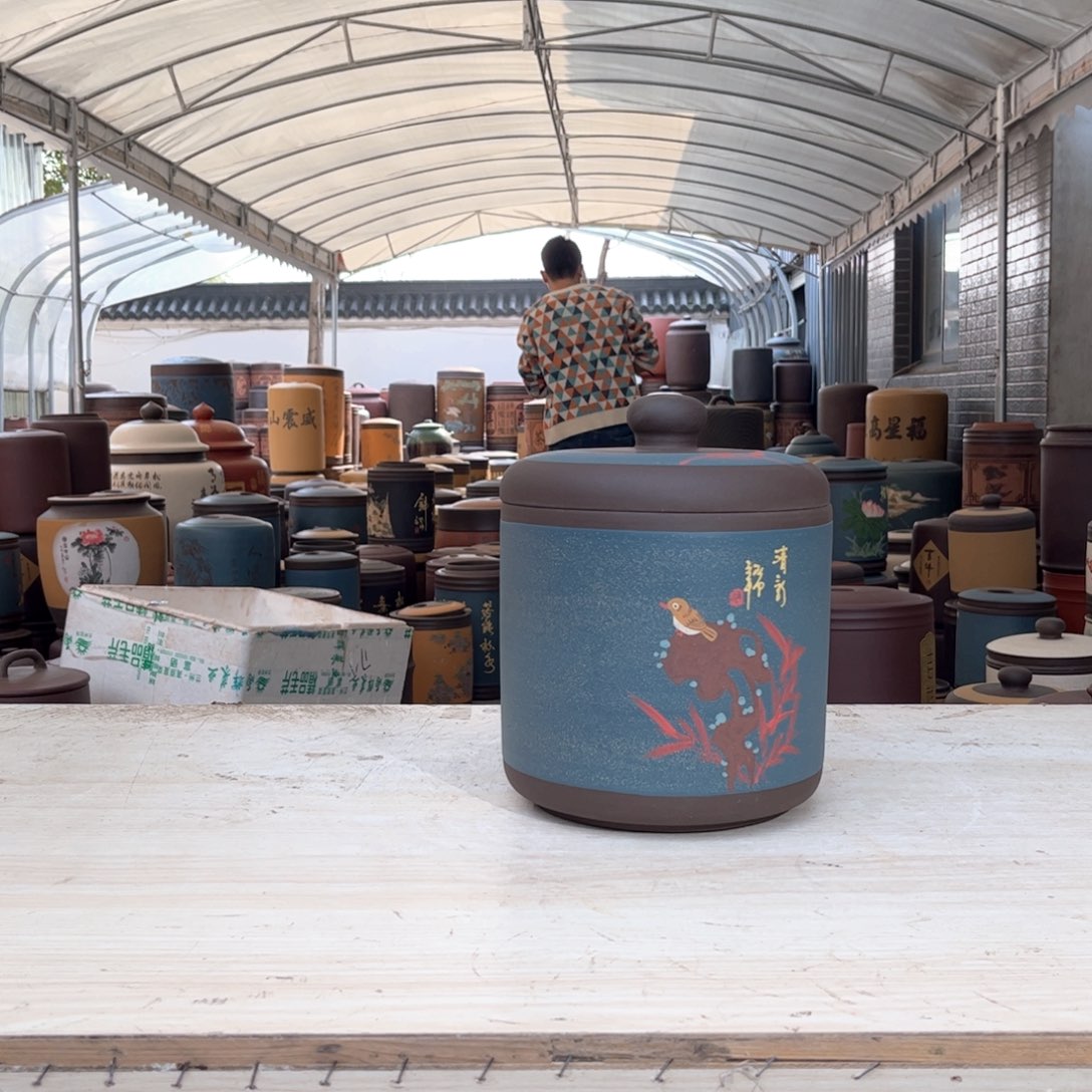 紫砂茶叶罐8 饼茶叶罐