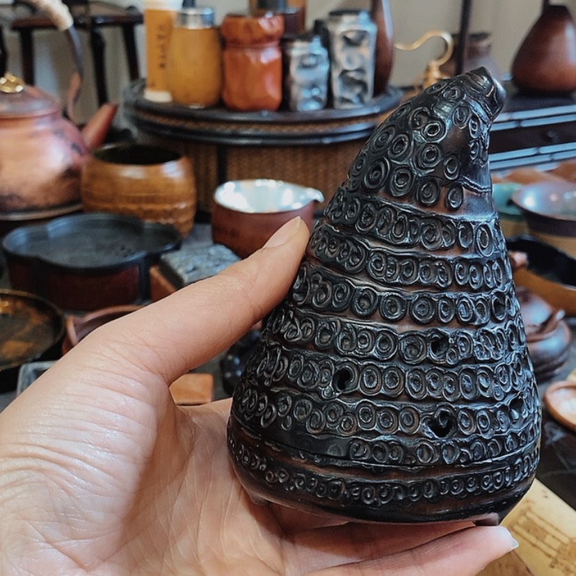 【闪购商品】光**月老竹根复古香炉