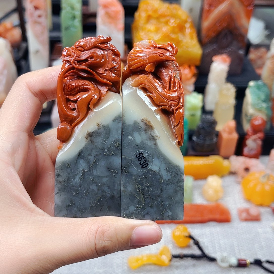 寿山石印石益*?5630包邮包刻