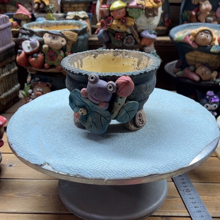 嘻哈多肉花盆百搭