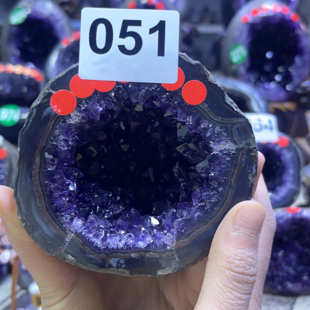 紫晶摆件未镶嵌紫水晶