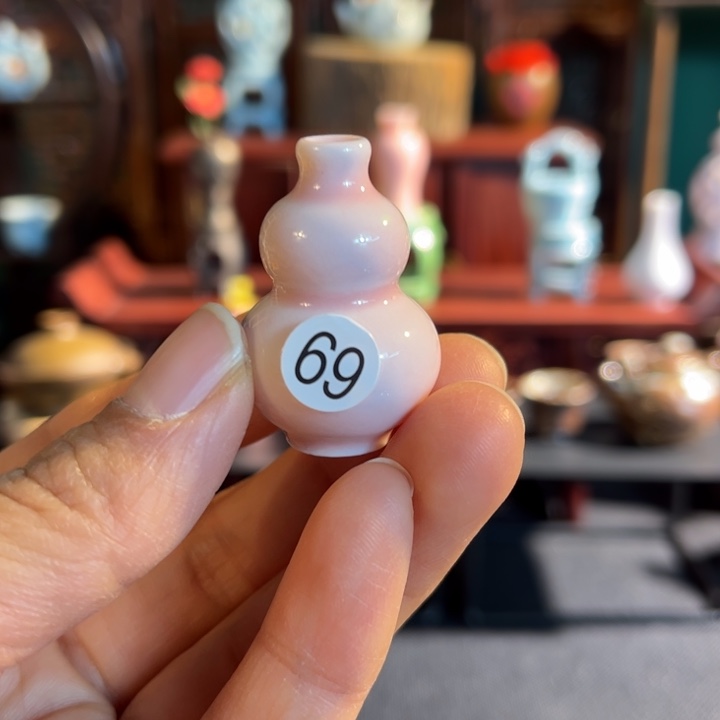 摆件微陶老王迷你花瓶