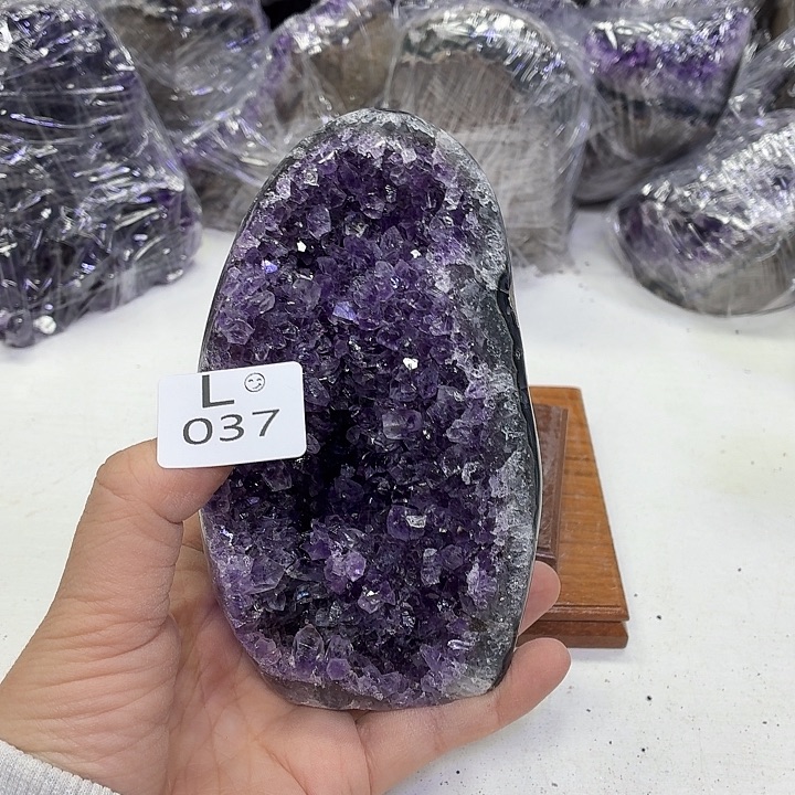 摆件水晶未镶嵌天然紫水晶