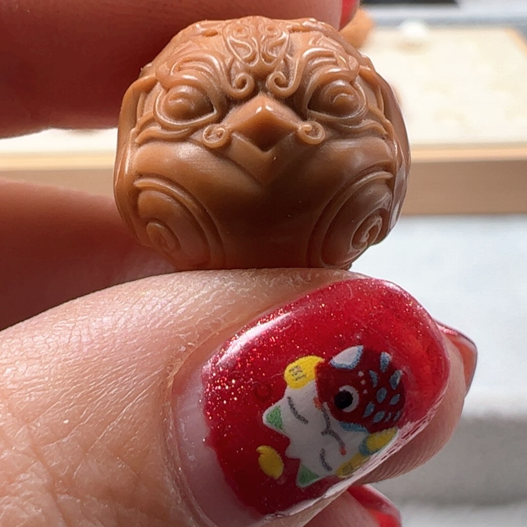 14号猴头雕刻喜鹊单子