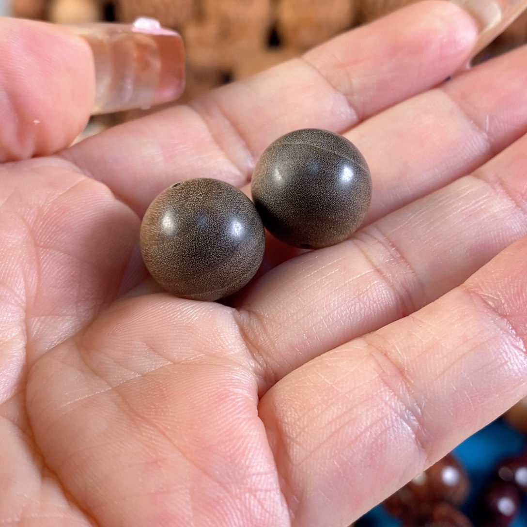 檀香木手串/手链聪*猪老山檀香横纹黑肉1.5