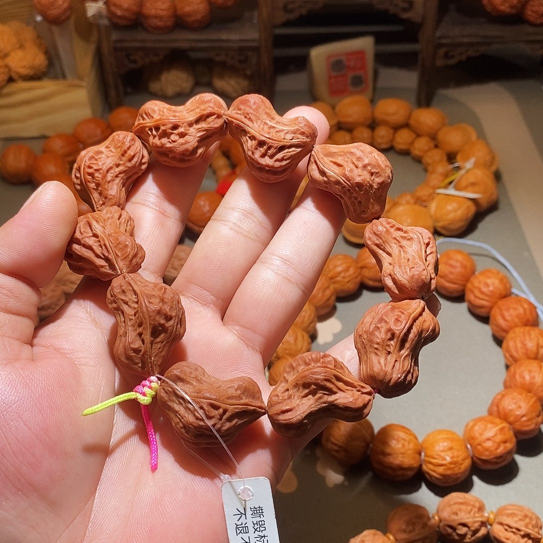 文玩核桃吊坠小鸟手持手串