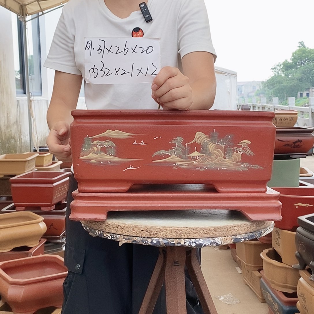 紫砂花盆紫砂花盆