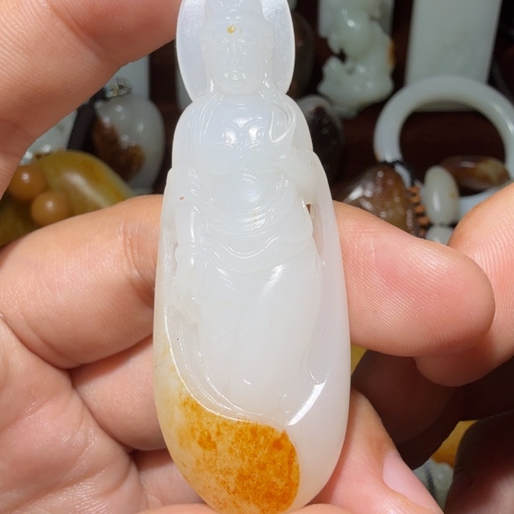 和田玉未镶嵌颈饰用****2