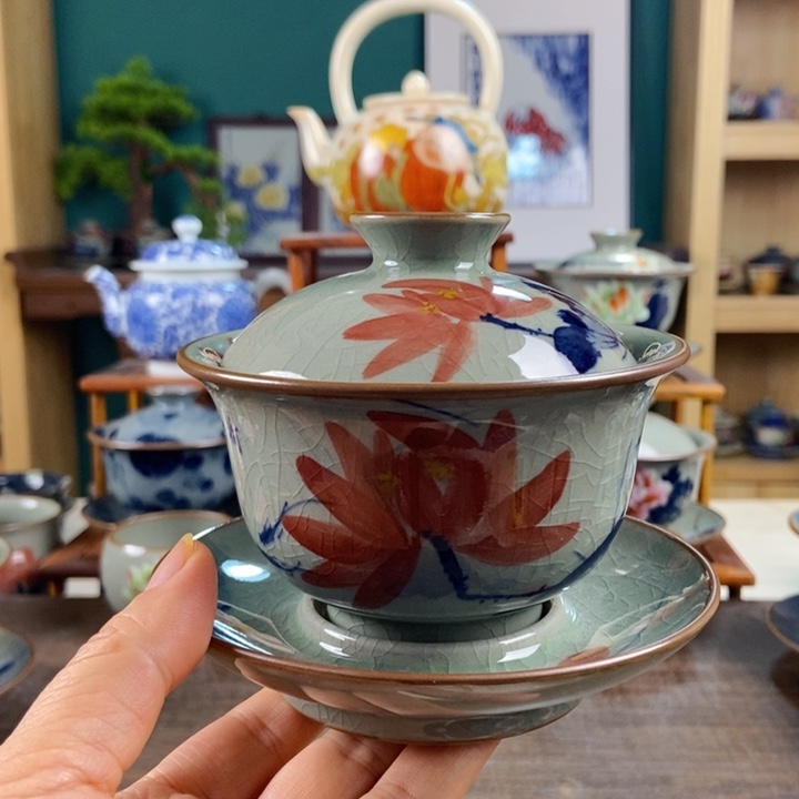 瓷片手工制作工艺精湛等特点为