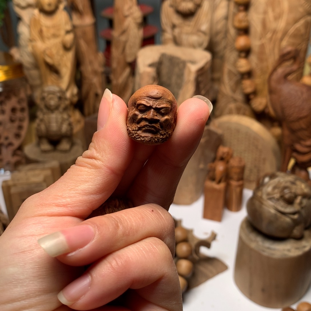 檀香木手串/手链老山檀香雕刻件1