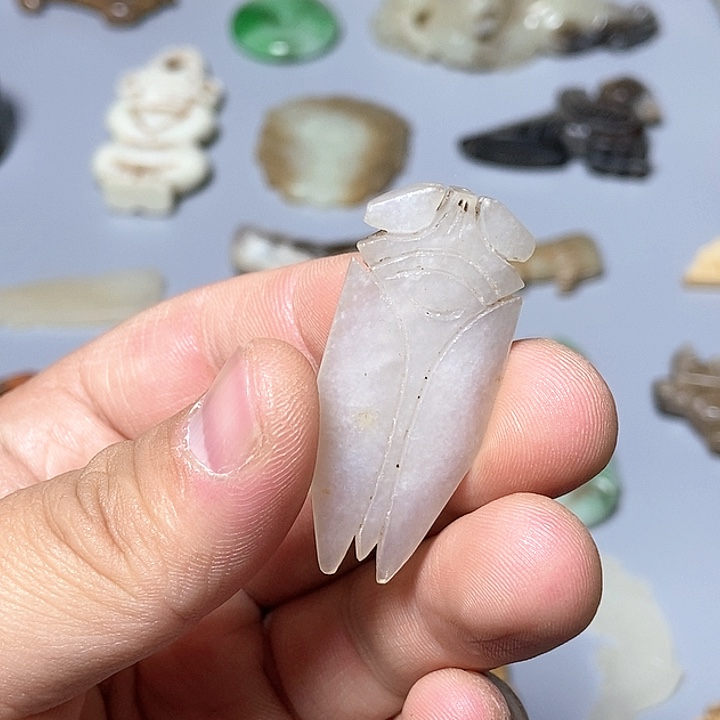 和田玉未镶嵌颈饰15