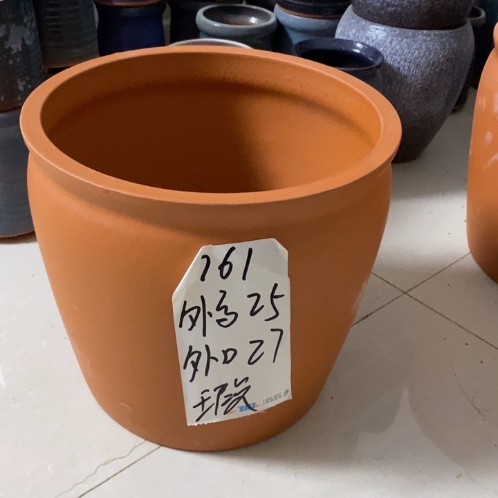 粗陶红陶绿植花盆761