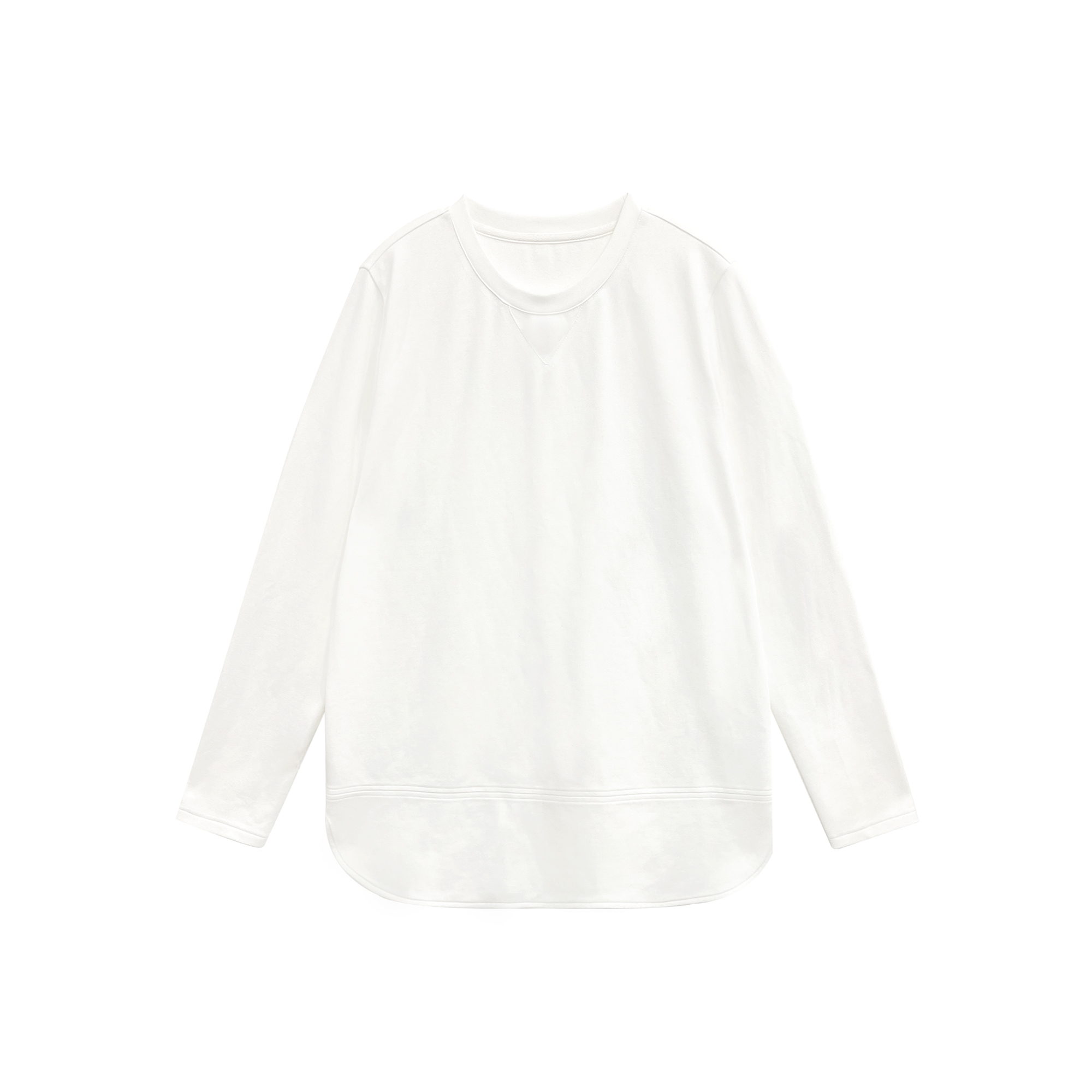 【张小张】设计感气质百搭小众时尚休闲磨毛T恤118609