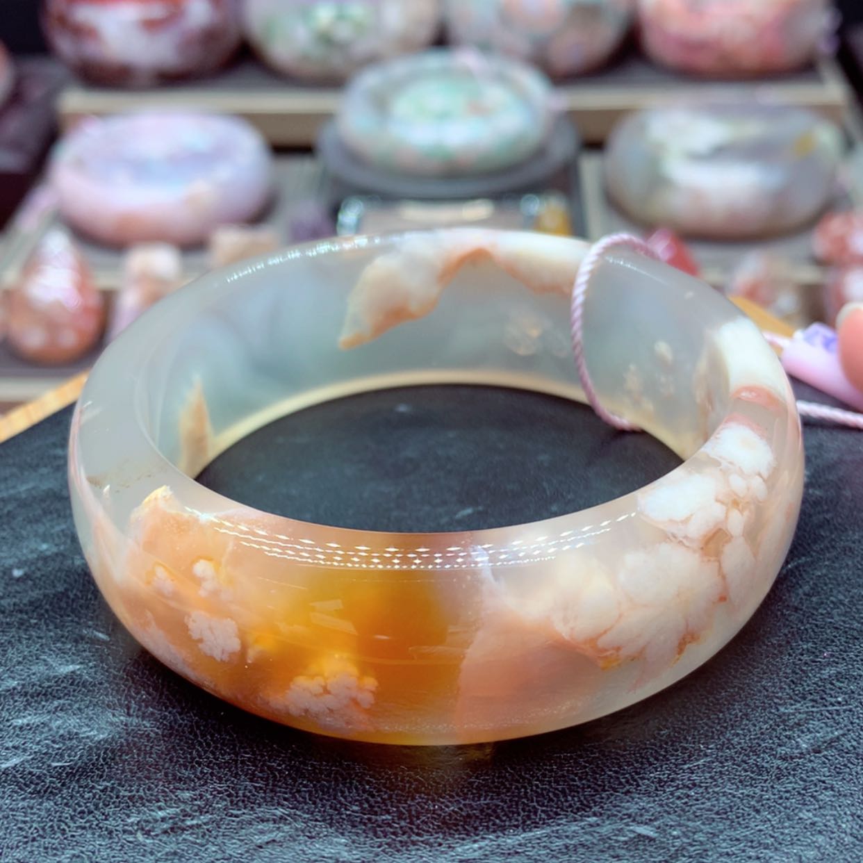 【闪购商品】玛瑙/玉髓手镯6未镶嵌?**子