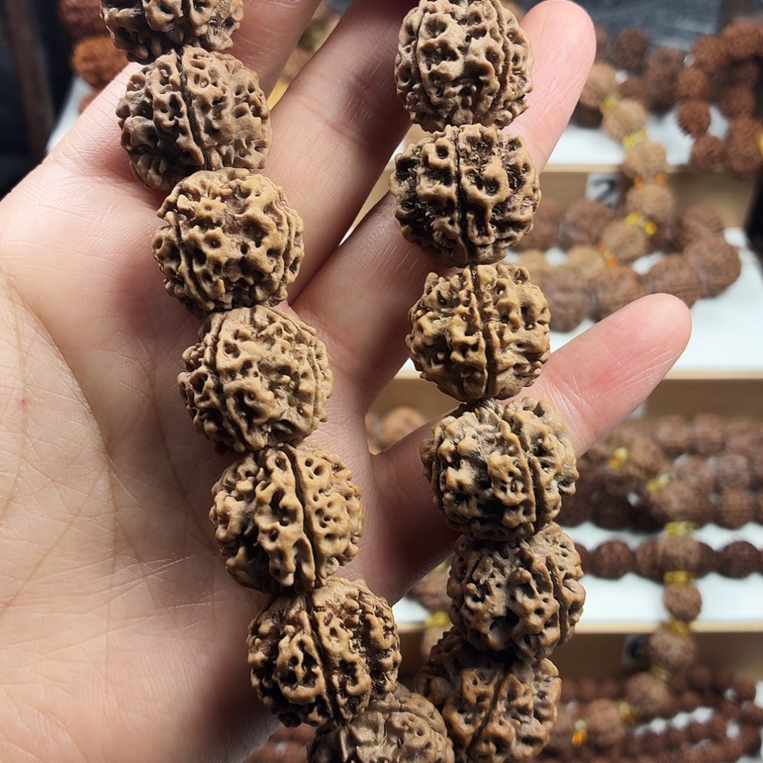 金刚菩提手串稀有4瓣蜂窝大尺寸