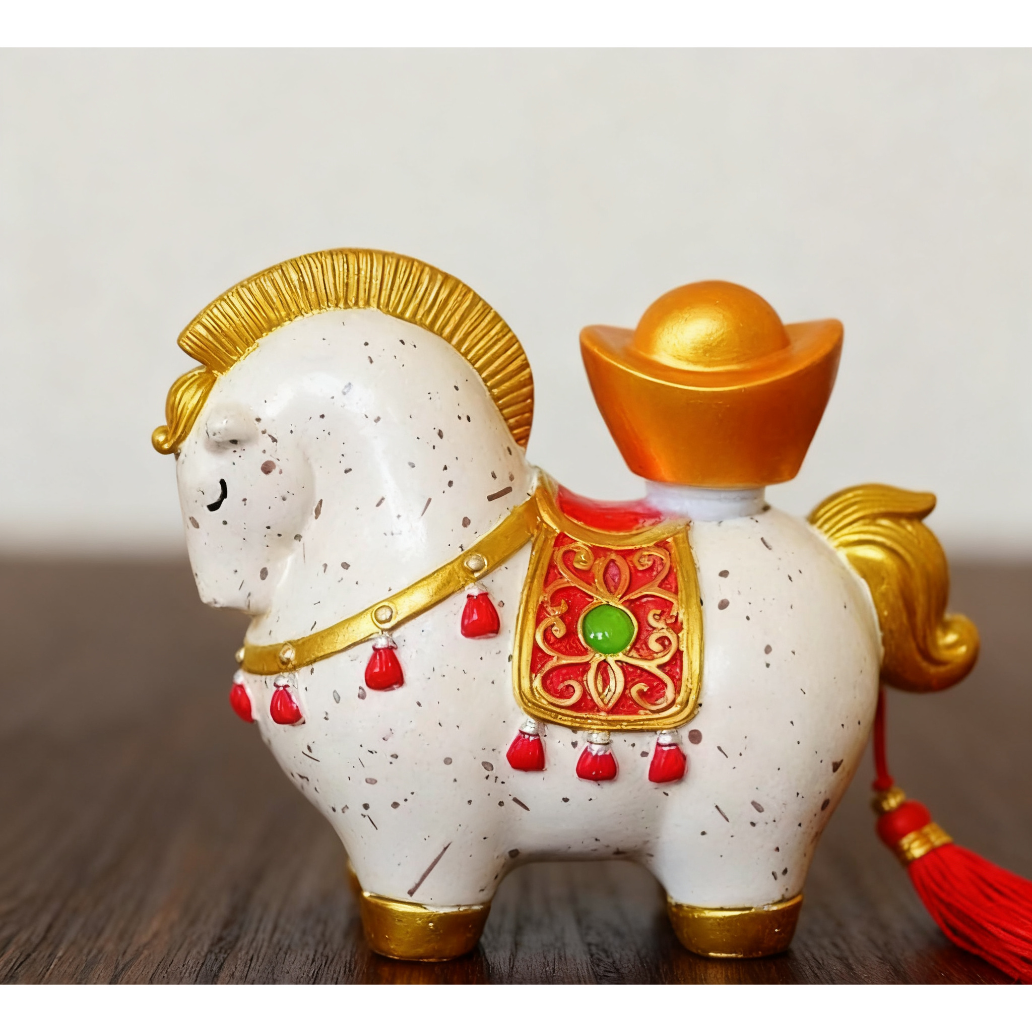 博艺茶具新款创意茶宠摆件马上有钱茶台装饰摆件DF-3656