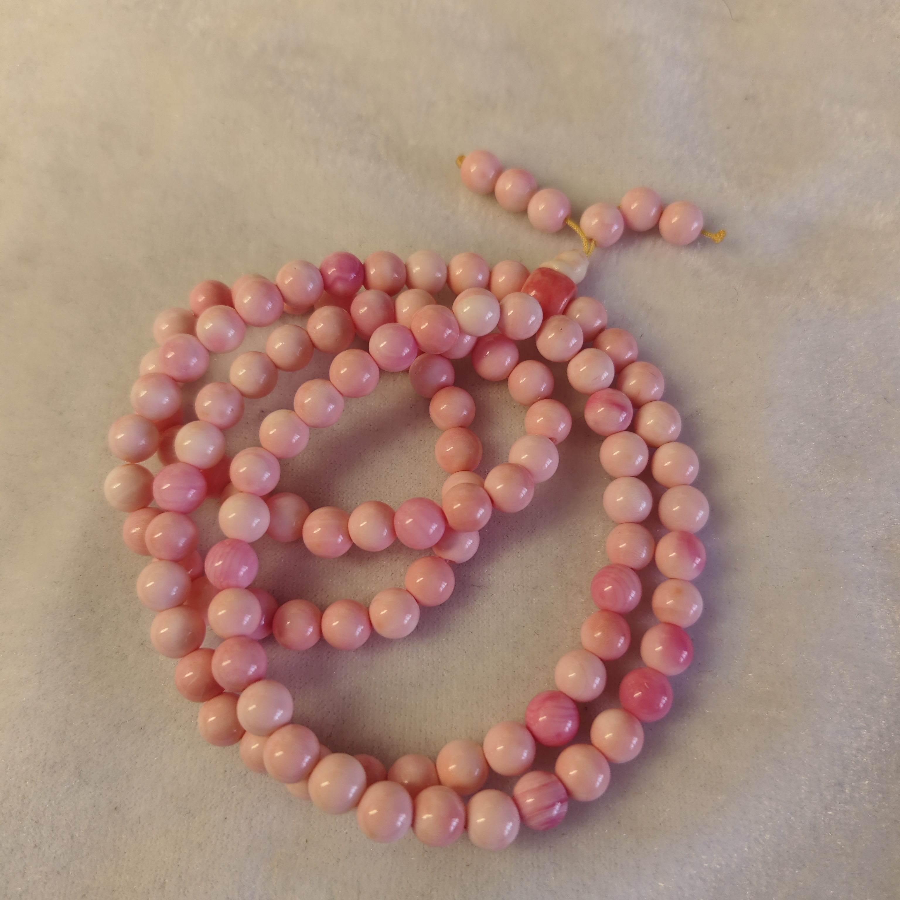 合金贝壳项链 精美贝壳珠链佛珠