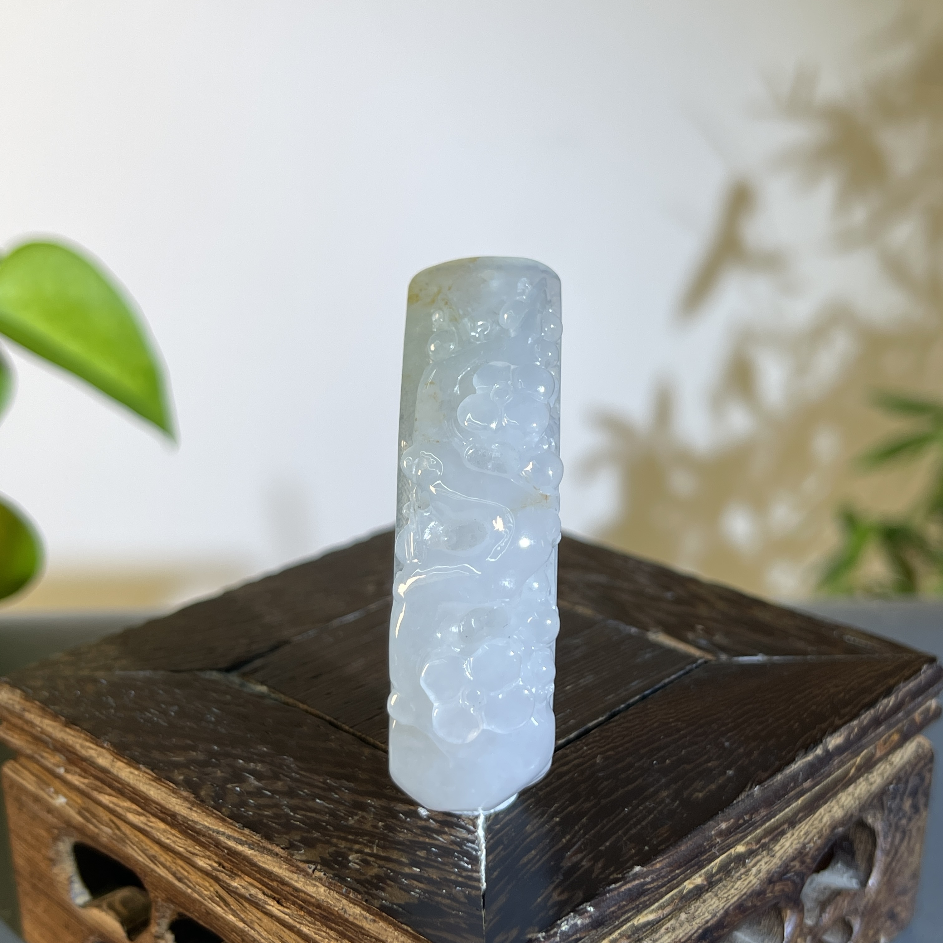 JXB18-216 天然缅甸A货翡翠 翡翠手牌