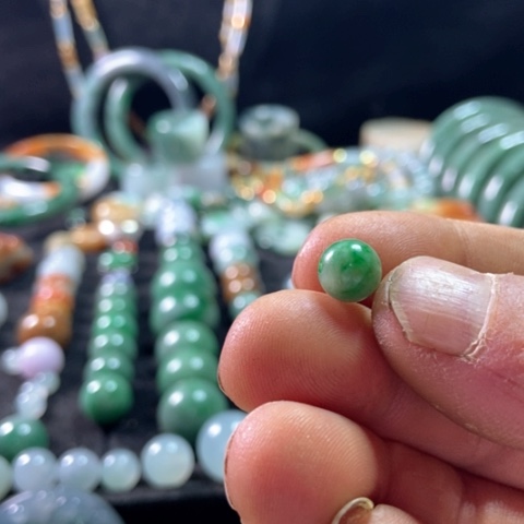 翡翠手链未镶嵌九*