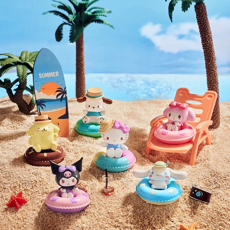 【拆盒】TOPTOY三丽鸥mini游泳圈萌粒