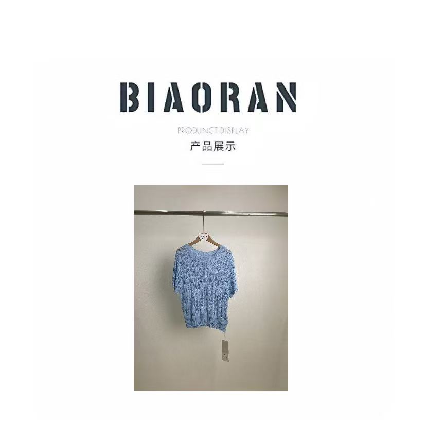 BIAORAN/标冉2025春季新款休闲百搭针织上衣2121