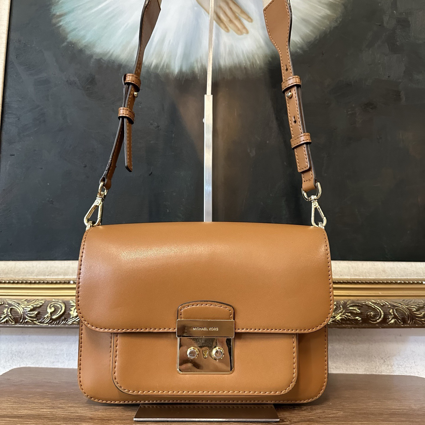 95新 MICHAEL KORS/迈克高仕 mk双肩包/006886/尺寸22*16