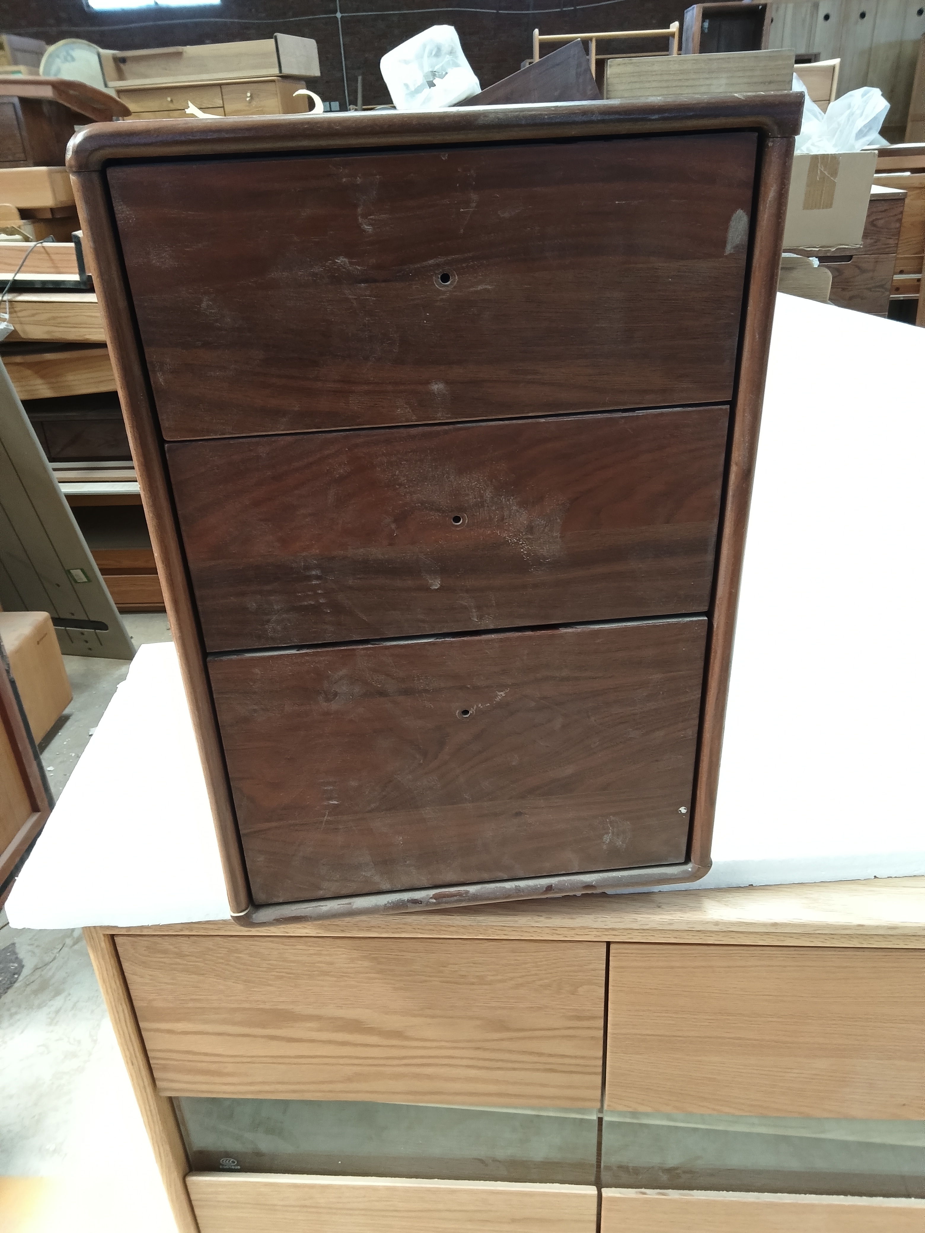 三斗柜36*40*52瑕疵无售后