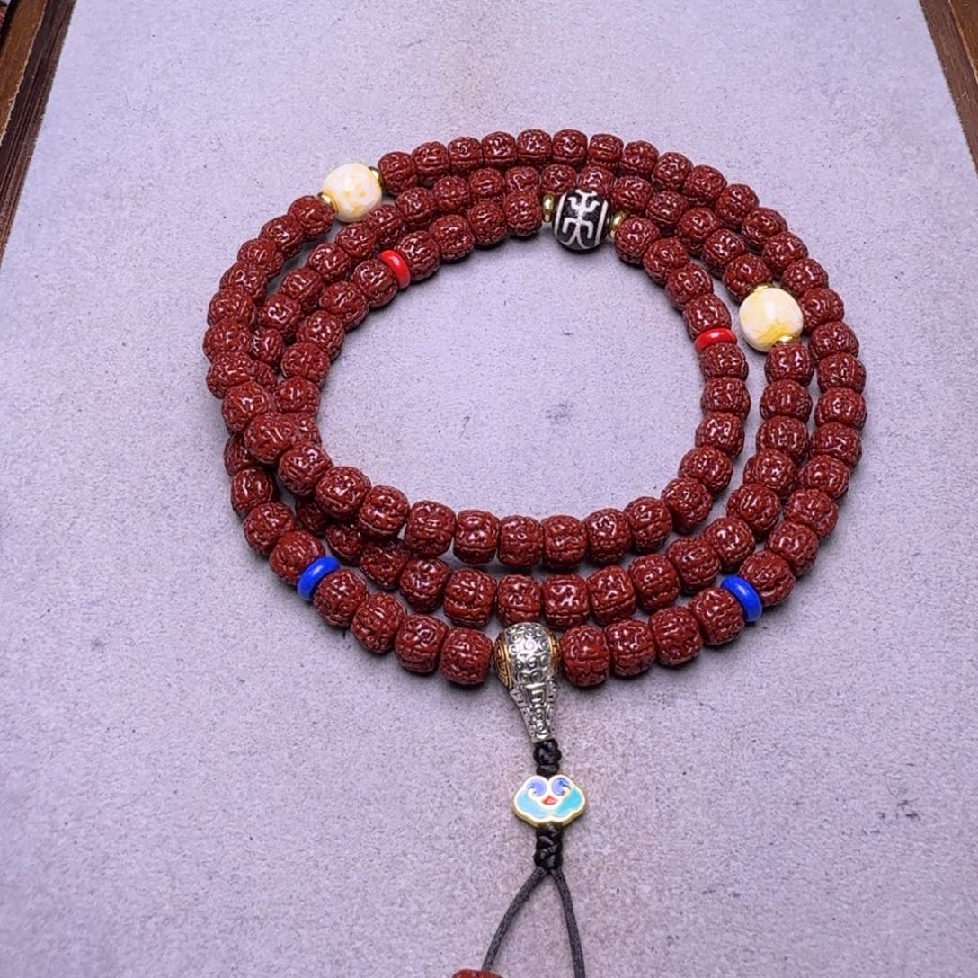 亳***品金刚菩提吊坠盘龙108