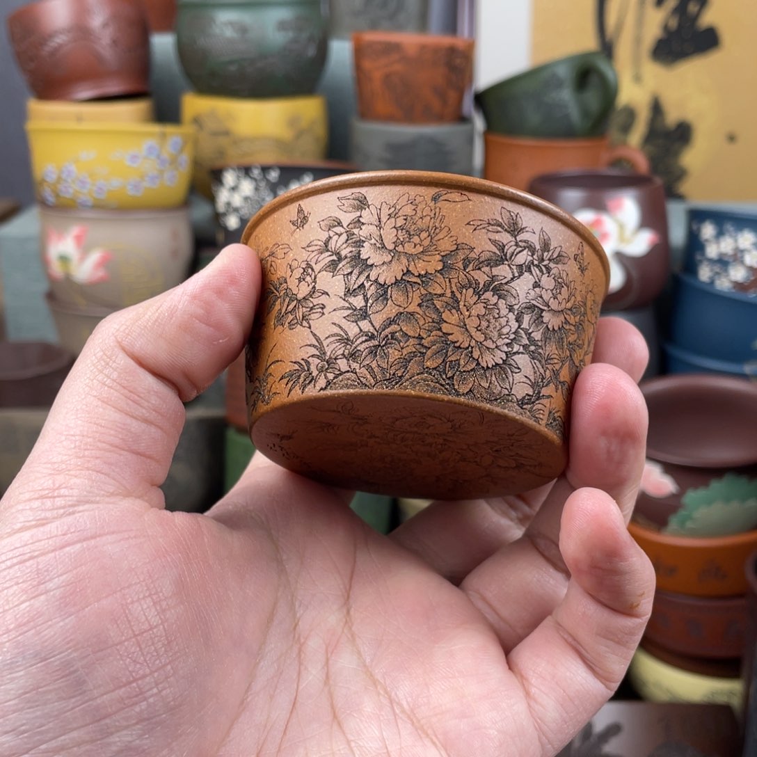 紫砂茶杯紫砂茶杯