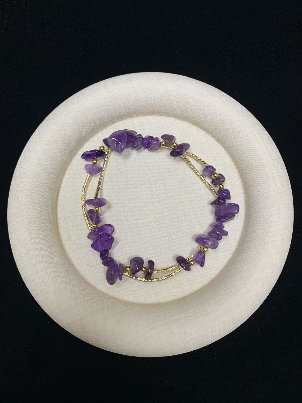 铜合金手链 COLA 5022 {碎碎晶}轻奢时尚不规则手串