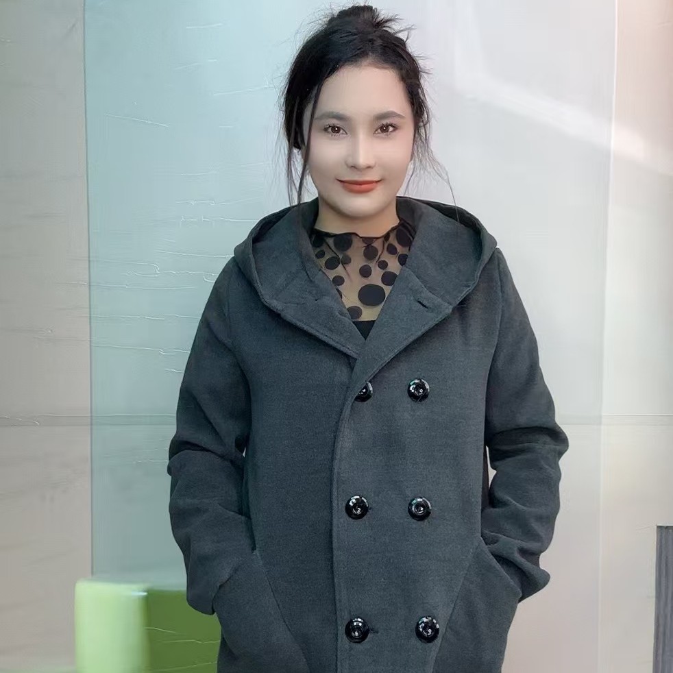 3种颜色颜色好看百搭女款中长款外套65112