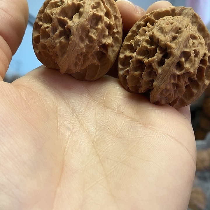 文玩核桃把件38原装苹果