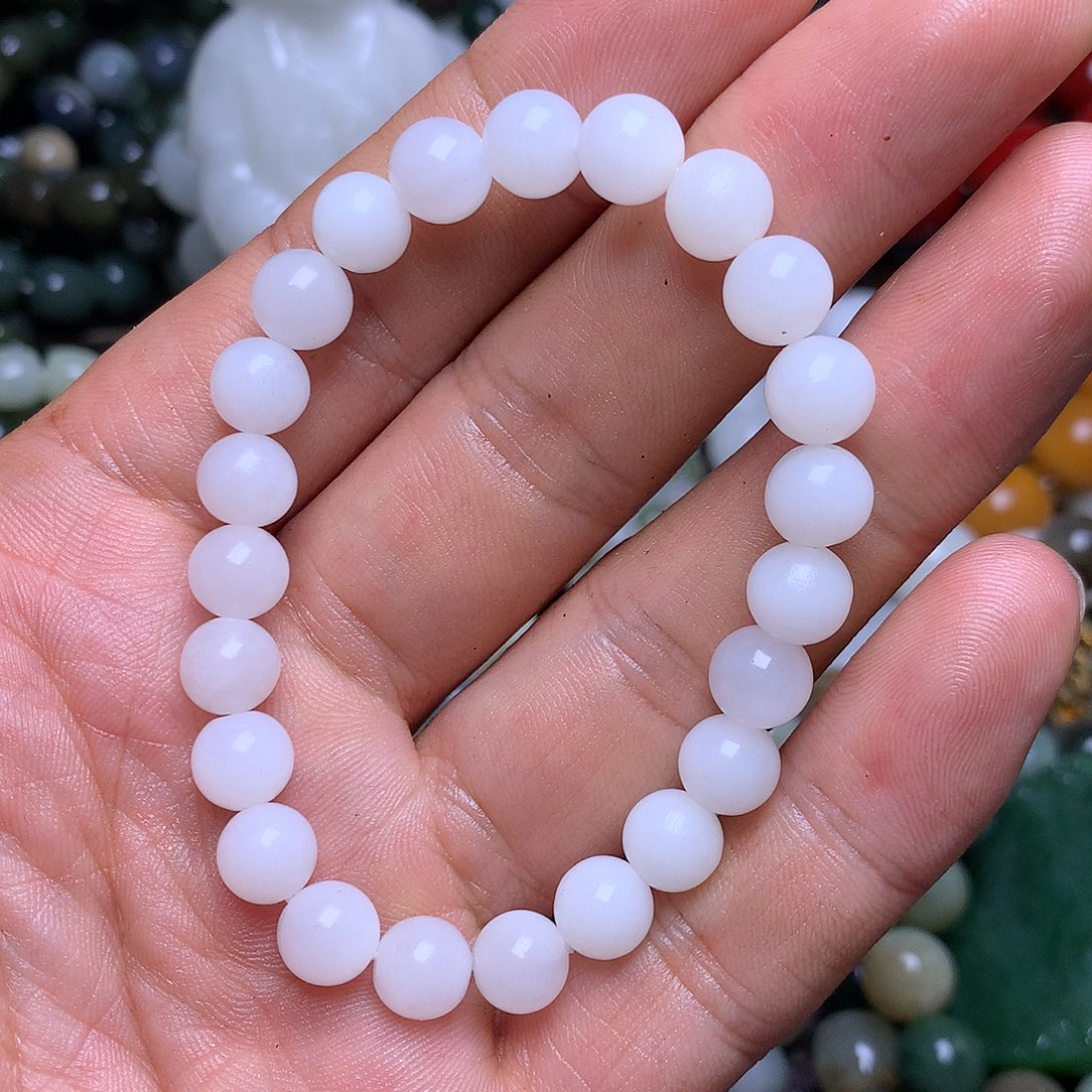 【闪购商品】手链未镶嵌和田玉卡8