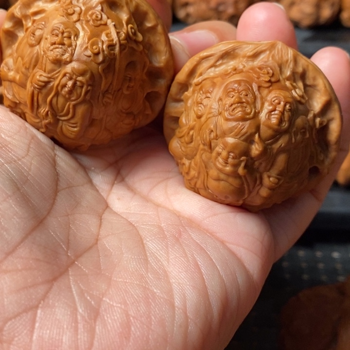 文玩核桃把件十八罗汉