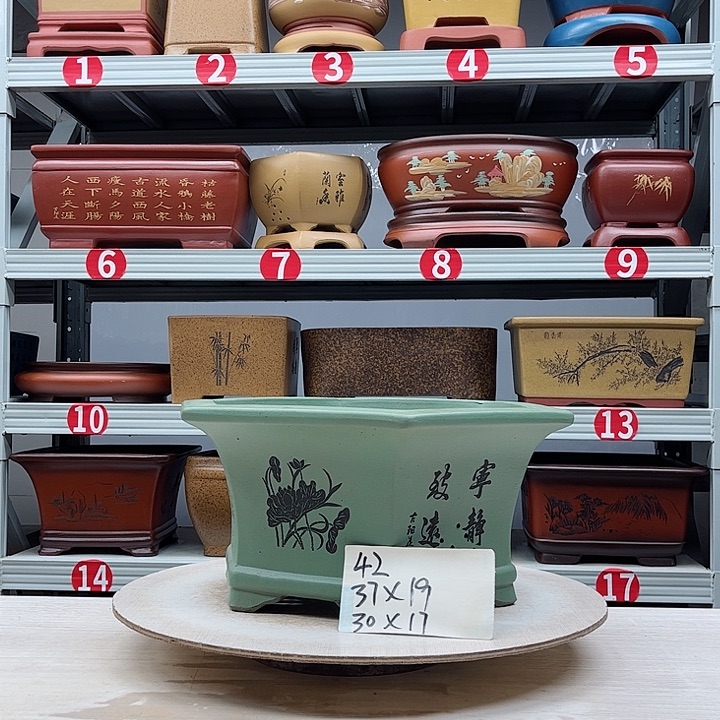 紫砂花盆紫砂花盆