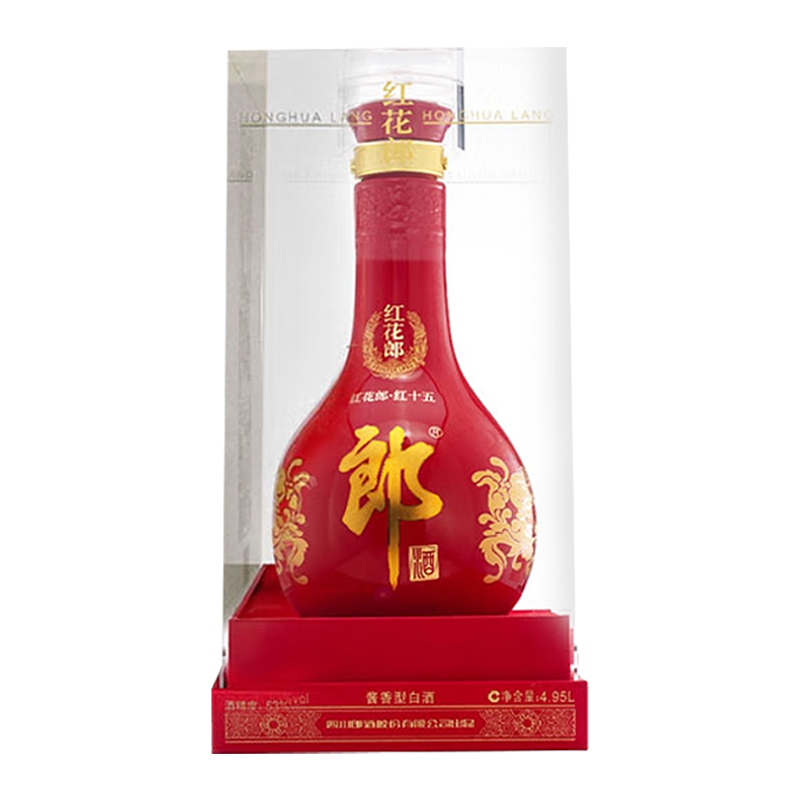 郎酒-红十五大红花4.95L【专属】酱香型收藏酒53度4.95L