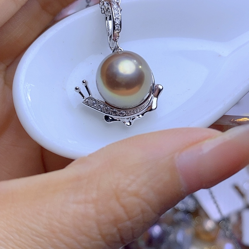【闪购商品】银S925镶嵌淡水珍珠吊坠