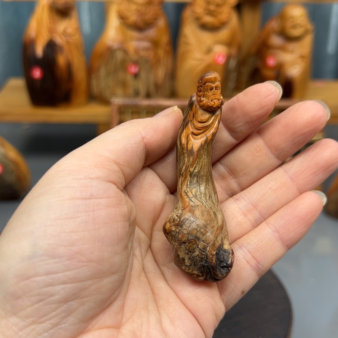 柏木崖柏木摆件手把件25