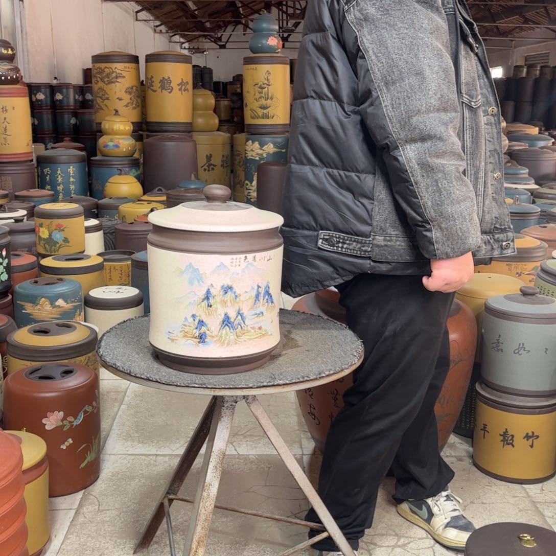 紫砂茶叶罐茶叶罐
