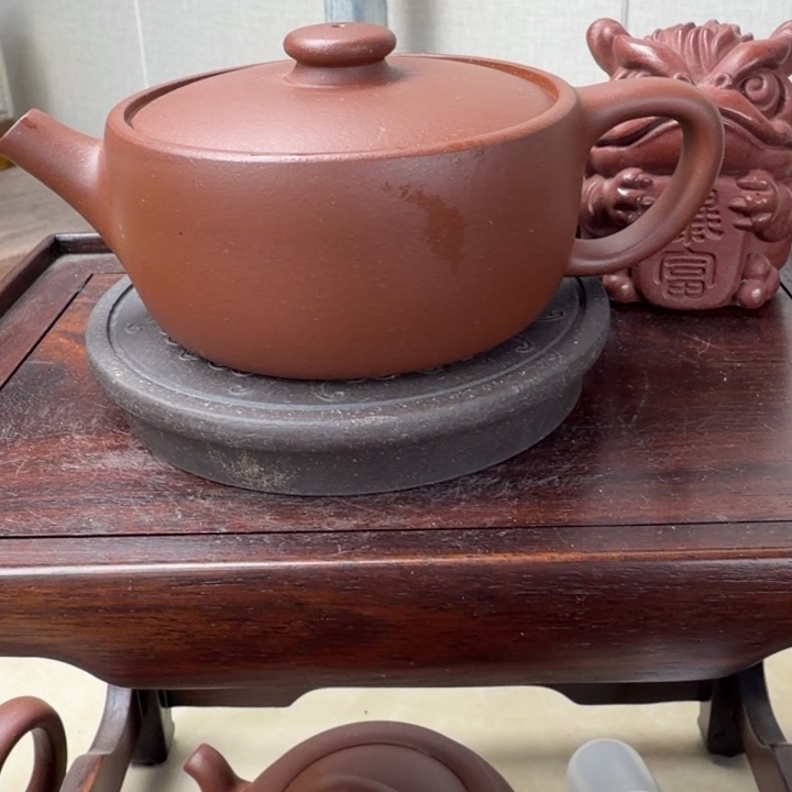 汉瓦壶100cc紫泥壶